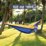Best Portable Nylon Single Person Hammock Parachute Parachute Fabric Hammock For Travel Hiking Backpacking Camping Hammock 17 Colors