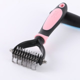 New Dog Pet Cat Fur Dematting Grooming Deshedding Trimmer Tool Comb Brush Free Shipping