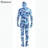Adult Lycra Nylon Zentai Camouflage Skin Tights Full Body Suits Stretch Commando Bodysuit Halloween Costumes For Men
