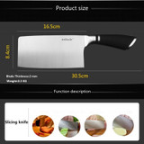 Free Shipping Mikala Stainless Steel Kitchen Knife Chef Cleaver Slicing Vegetable Meat Fish Knives Household Cooking Knife