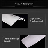 Free Shipping Mikala Stainless Steel Kitchen Knife Chef Cleaver Slicing Vegetable Meat Fish Knives Household Cooking Knife