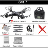 X5C RC Drone with 720P HD Camera Remote Control Quadcopter Helicopter 2.4G 6-Axis Profissional Dron / X5 Drones without camera