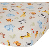 Bedtime Originals by Lambs & Ivy - Jungle Buddies 3-Piece Crib Bedding Set, Brown