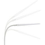 New arrive Gooseneck 6W LED Desk Lamp / 3-Level Dimmer, Touch-Sensitive Controller, Portable Lightweight Table Reading(White)