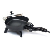 Elite Cuisine 7" Electric Skillet with Glass Lid
