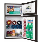 Haier 3.2 cu ft 2-Door Refrigerator, Black