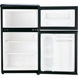 Igloo 3.2 cu. ft. 2-Door Refrigerator and Freezer, Stainless Steel