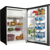 Haier 2.7 cu ft Refrigerator, Virtual Steel