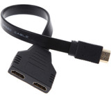 Cheap 1080P HDMI Male to 2 Female 1 In 2 Out Splitter Cable Adapter Converter