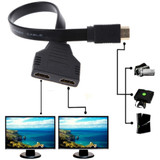 Cheap 1080P HDMI Male to 2 Female 1 In 2 Out Splitter Cable Adapter Converter