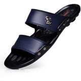 Casual famous brand new men sandals shoes slippers summer flip flops Beach Men Shoes Leather Sandalias Zapatos hombre