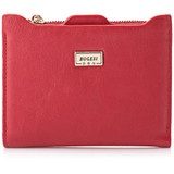 New Small Designer Slim Women Red Wallet Thin Zipper Ladies PU Leather Coin Purses Female Purse Mini Clutch Cheap Womens Wallets