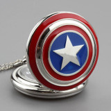 New Silver Tone Fullmetal Alchemist Pocket Watch Cosplay Edward Elric with Chain Anime Boys Gift Wholesale P423