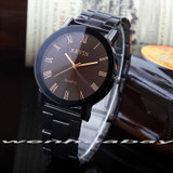 Stainless Steel Mens Watch Women Dress Quartz Watch Relogio Masculino Lover's Ladies watch Relogio Feminino