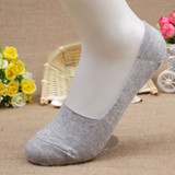 Free Shipping 20pcs=10 pairs/lot  Bamboo Fiber cotton Anti-Slip female ankle socks Summer invisible boat socks women anti slip