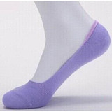 Free Shipping 20pcs=10 pairs/lot  Bamboo Fiber cotton Anti-Slip female ankle socks Summer invisible boat socks women anti slip