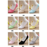 Free Shipping 20pcs=10 pairs/lot  Bamboo Fiber cotton Anti-Slip female ankle socks Summer invisible boat socks women anti slip