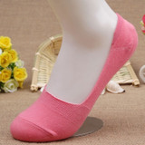 Free Shipping 20pcs=10 pairs/lot  Bamboo Fiber cotton Anti-Slip female ankle socks Summer invisible boat socks women anti slip