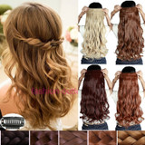 Long 17-29 inch Synthetic Clip In Hair Extensions High Temperature Fiber Curly Hair Extension Multicolor 150g