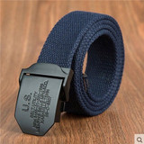Canvas belt for Men/Women casual outdoor knitted overalls strap belt 110/120/130/140/160CM