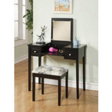 Linon Home Decor Vanity Set with Butterfly Bench, Multiple Colors