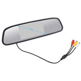 AGPtek Car TFT LCD Rear View Mirror Monitor 4.3 inch and Night Vision Backup Camera