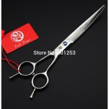 Pet Grooming Scissors Set 8 Inch Professional JP440C Dog Shears Hair Cutting Straight + Curved + Thinning Scissors LZS0378
