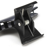 12Pcs Salon Hairdressing Hairdressers Black Hair Clamps Clips Claw Section Butterfly Styling Tools