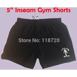 Men's Gym Shorts With Pockets Bodybuilding Short Men Golds Gym Shorts Weight Lifting Workout Clothing Cotton Training 5" Inseam