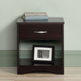 Sauder Beginnings Nightstand, Cinnamon Cherry
