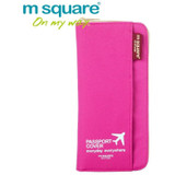 M Square Passport Cover Travel Wallet Document Passport Holder Organizer Cover on The Passport Women Business Card Holder ID