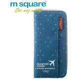 M Square Passport Cover Travel Wallet Document Passport Holder Organizer Cover on The Passport Women Business Card Holder ID