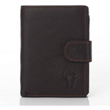 Men Organizer Wallets Brand Vintage Genuine Oil Wax Leather Cowhide Short Bifold Men's Wallet Purse Card Holder With Coin Pocket