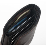 Men Organizer Wallets Brand Vintage Genuine Oil Wax Leather Cowhide Short Bifold Men's Wallet Purse Card Holder With Coin Pocket