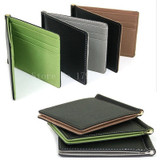 Hot Selling Men Wallet Short Skin Wallets Purses Fashion Synthetic Leather Money Clips Sollid Thin Wallet For Men