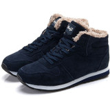 Fashion Men Women Winter Snow Boots keep Warm Boots Plush Ankle boot Snow Work Shoes Men's Women's Outdoor Snow Boots 36-47