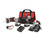 Porter-Cable PCCK616L4 20V Max Cordless Lithium-Ion 4-Tool Combo Kit