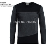 Mens Casual T-Shirts Tops Tee Crew Neck Long Sleeve Slim Fit Men's T Shirt Top Tee for Men