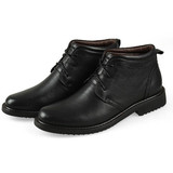 LuoDiRam Brand Hot Sale Men Leather Boots, Men Ankle Boots, Fashion Leather Men Winter Shoes, Genuine Leather Men Boots