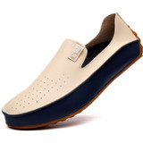 Handmade Summer Men Loafers high quality Genuine Leather Moccasins Men Driving Shoes High Quality Flats For Man size 38-47
