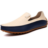 Handmade Summer Men Loafers high quality Genuine Leather Moccasins Men Driving Shoes High Quality Flats For Man size 38-47