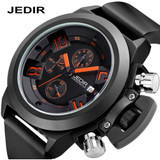 Military Watch Waterproof 30 Meters Silicone Band Quartz Watch Men's Fashion Sports Watches