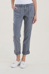 Level 99 Dayla Linen Cargo Pant | Concrete Jungle