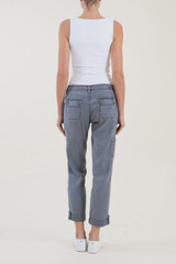 Level 99 Dayla Linen Cargo Pant | Concrete Jungle