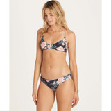 Billabong Women's Let It Bloom Lowrider Bikini Bottom | Black Sands