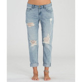 Billabong Women's New Boy Denim Jeans | Light Well Worn