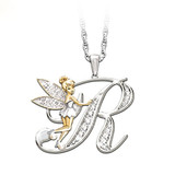 Flower Fairy Letters Necklaces