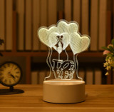 3D Lamp Acrylic LED Night Light