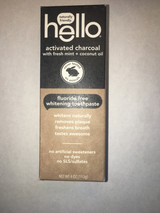 HELLO Activated Charcoal Whitening Toothpaste-Fluoride Free