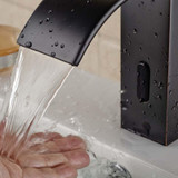 Sensor Faucet with Automatic Hand Touchless Tap & Hot Cold Mixer / Polished Chrome - LEONARDO